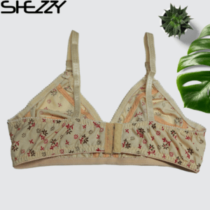 women printed cotton bra